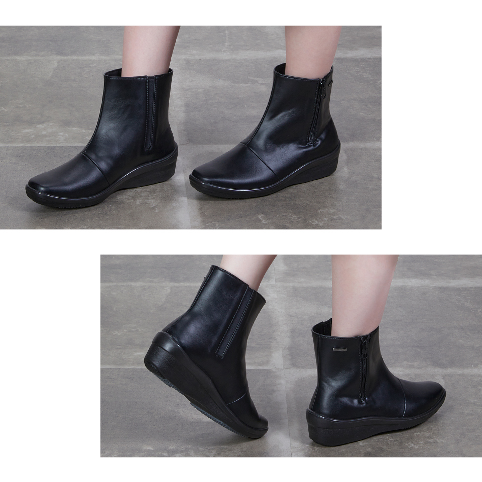 スムースブラック(合成皮革)の足元アップ画像