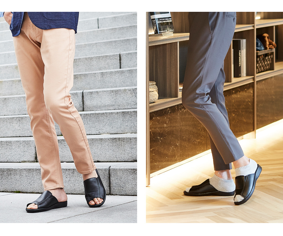 オン・オフ問わずに気軽に履けるシンプルデザイン