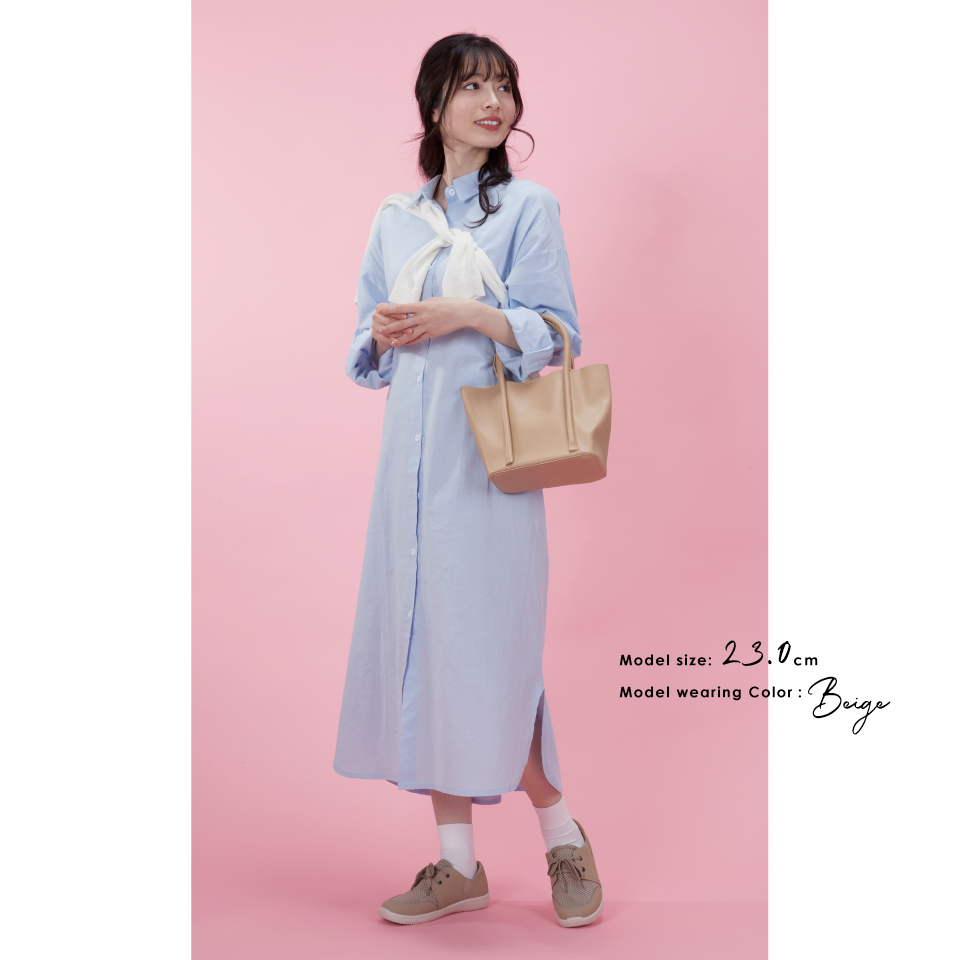 モデル着用:ベージュ