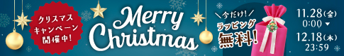 クリスマスキャンペーン開催中>>