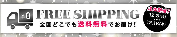 送料無料キャンペーン実施中